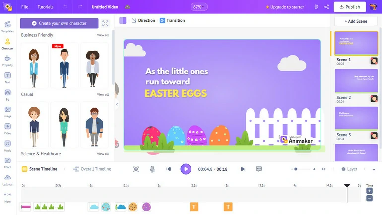 Easter Video Maker - Animaker