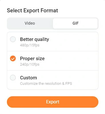Export the Edited GIF to Your Computer