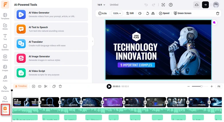 FlexClip AI Features