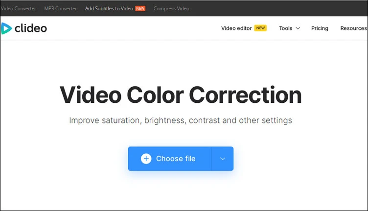 Online Video Color Editor - Clideo