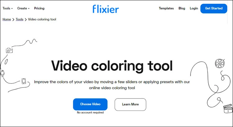 Online Video Color Editor - Flixier