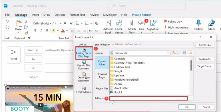 Outlook - Attach an Email to an Email