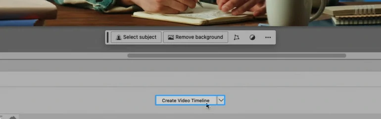 Create Video Timeline Mode