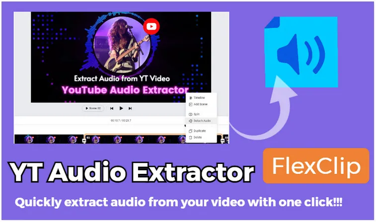 Online YouTube Audio Extractor - FlexClip