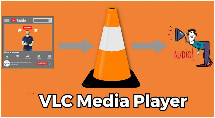 Desktop YouTube Audio Extractor - VLC