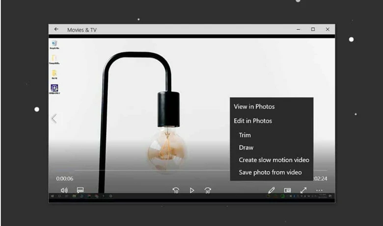 Use Movie & TV to Extract Frames from Video Windows 10