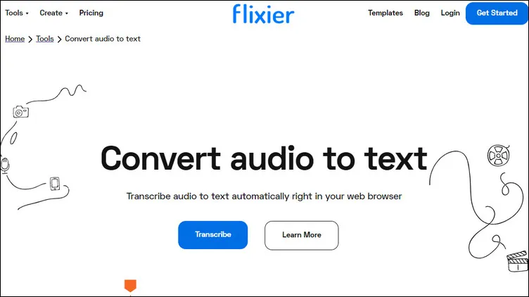 Programa para extraer letras de canciones online - Flixier