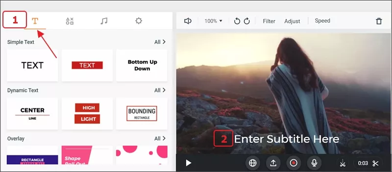 How to Edit Videos Online for Free - Step 2