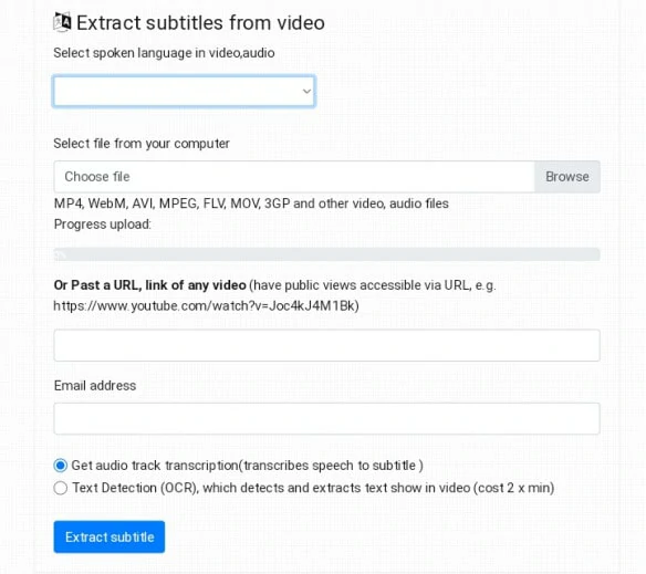 Extract Subtitles Online with SubtitleVideo