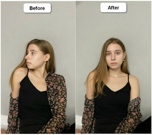 Fix Photo Angle with FlexClip's AI Photo Editor