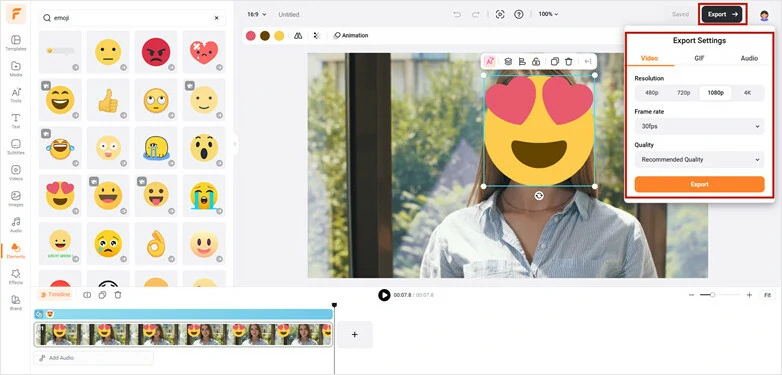 Download and Share Your Edited Video