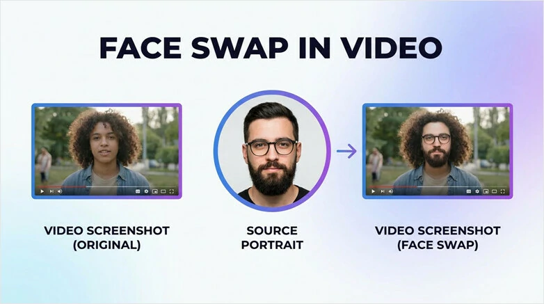 An Example of Face Swap Videos