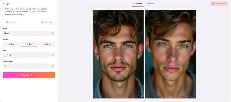 Generate Your Dream Boyfriend Picture with FlexClip