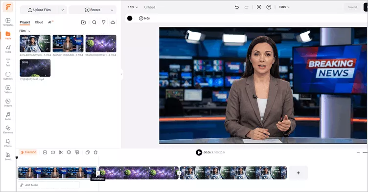 Combine Your Footage into a Full Fake News Video
