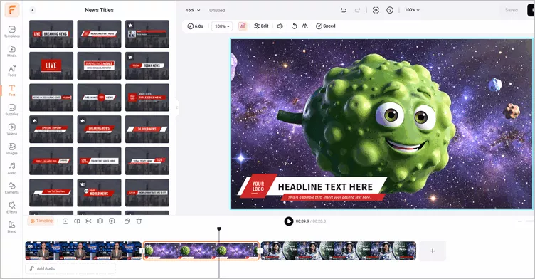 Edit Your News Report for a Professional Look