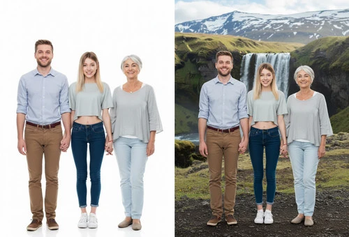 Example of Fake Travel Photo - FlexClip