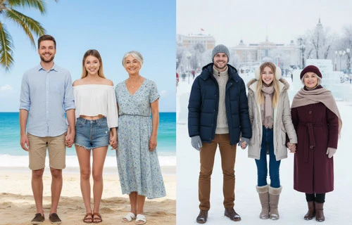 Example of Fake Travel Photo - FlexClip