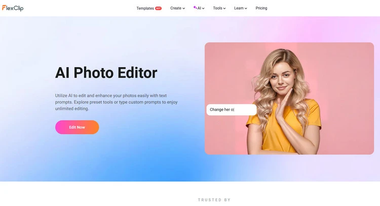 AI Photo Editor - FlexClip