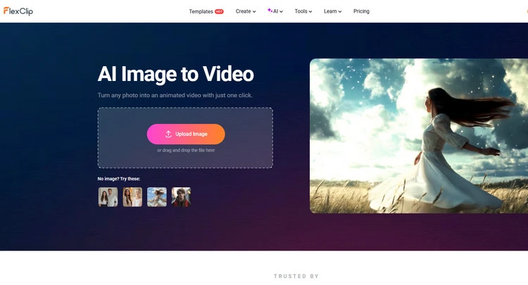 AI Image to Video Generator - FlexClip