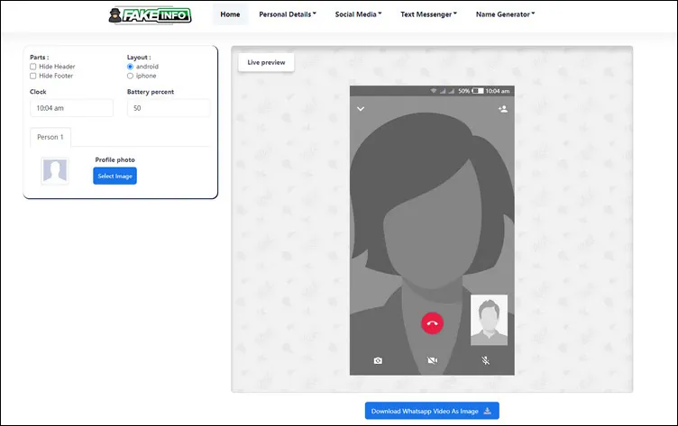 E MasterSensei Video Call Fake for Android - Free App Download