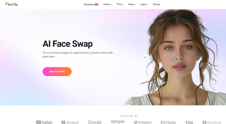 AI Face Swap Tool - FlexClip