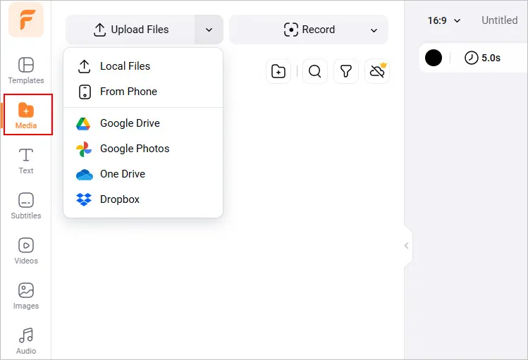 Fill the Sides of the Vertical Video with Background Blur Feature - Upload