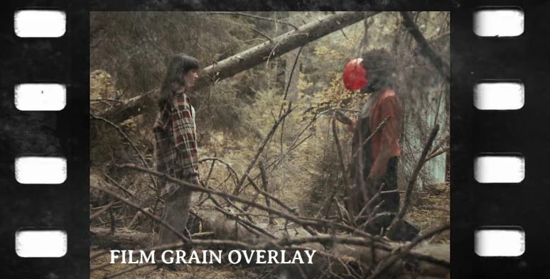 35mm film grain overlay for videos