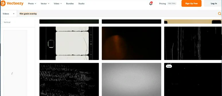 Download free film grain overlays from Vecteezy