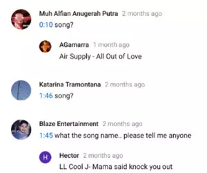Find the name of the music in the comments