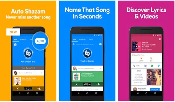identify music in YouTube video with smart app Shazam