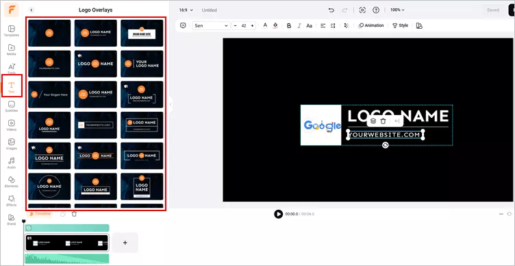 Customize the Logo Reveal Animation