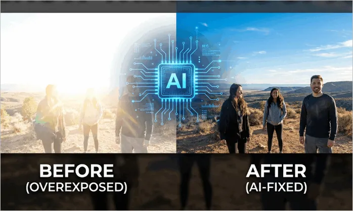 AI Solution for Your Overexposed Photos