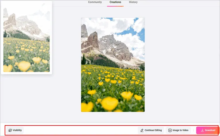 Preview, Fine-Tune, and Download the Photo
