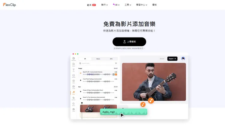 其他編輯功能 - FlexClip