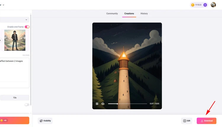 Download Flying Cam Transition Video - FlexClip