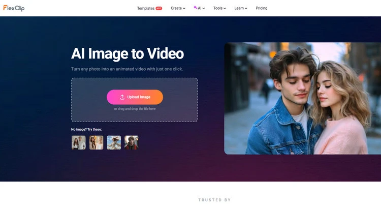 AI Image to Video Generator - FlexClip