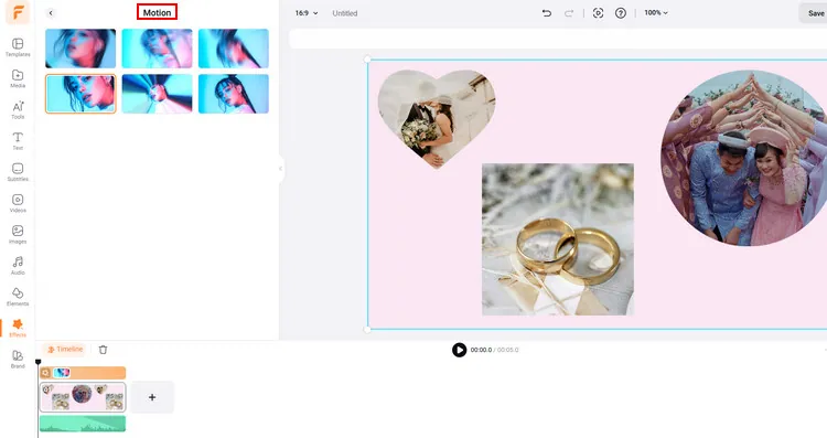 Add Animation to Photo - FlexClip