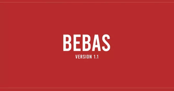 Best Fonts for Video: Bebas
