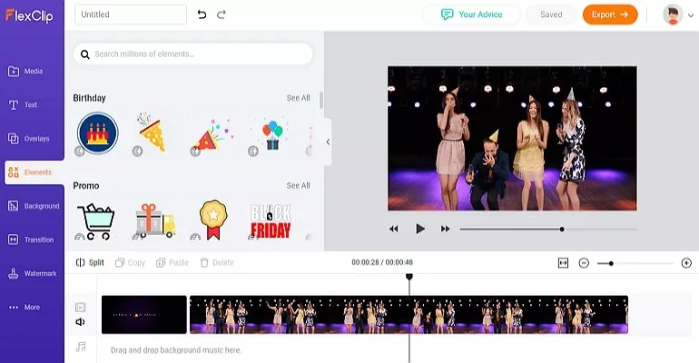 Frame by Frame Video Editor - FlexClip