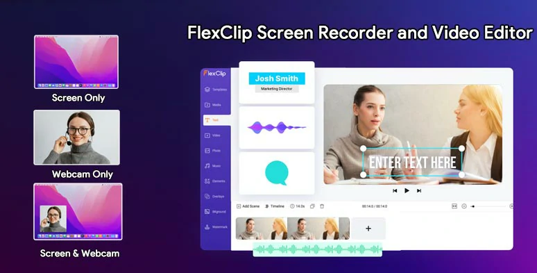 Use FlexClip free screen recorder and video editor to record and edit tutorial videos