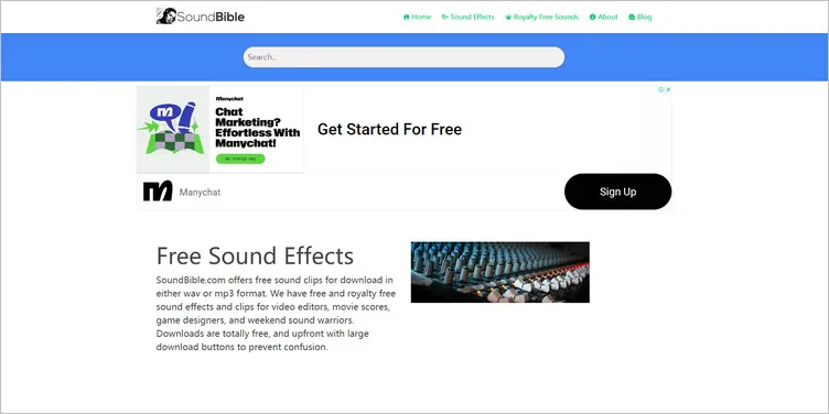 Excellent Sites to Download Royalty-Free Sound Effects - Sound Bible