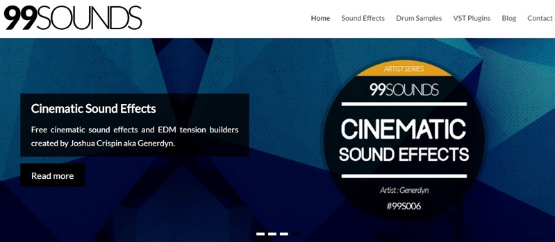 Free Sound Effects Site: 99Sounds