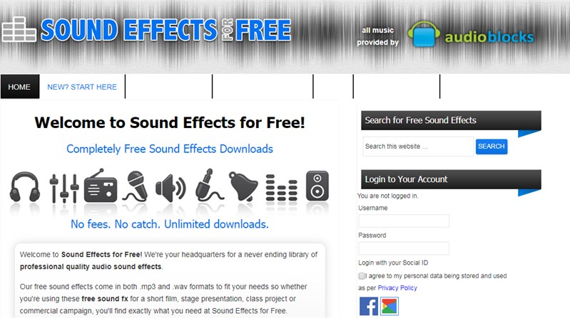 Free Sound Effects Site: Sound Effects for Free