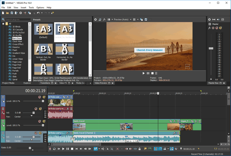 Vegas Pro 16免费试用版