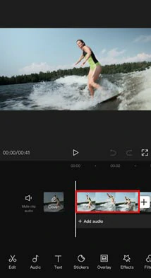 Import clips to CapCut 