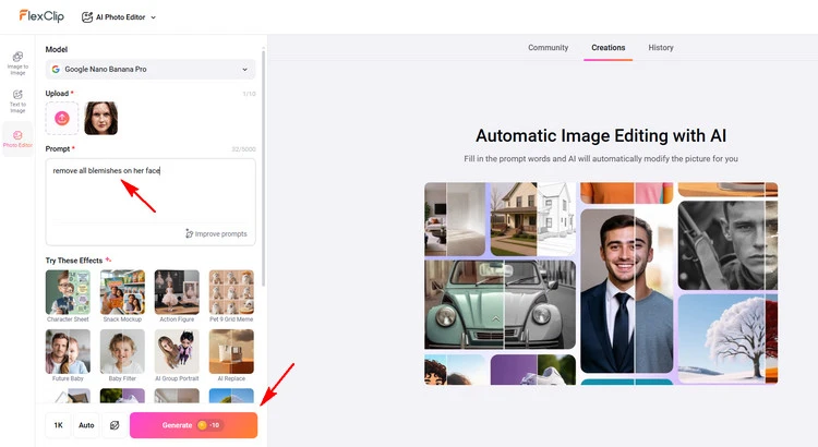 Type Prompt - FlexClip