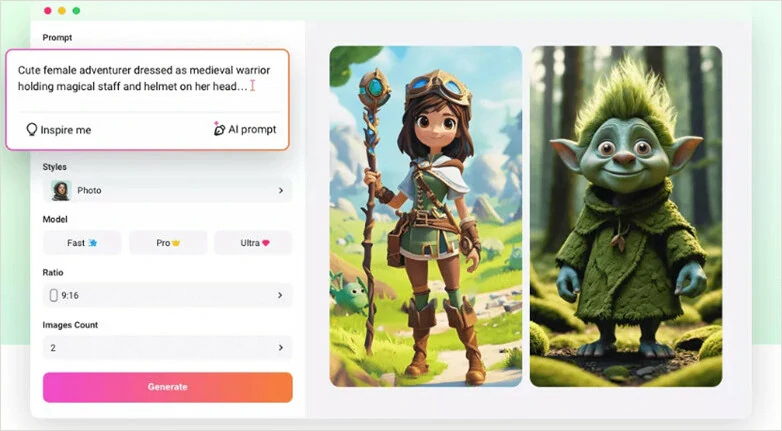 FlexClip - Versatile and Easy AI Gaming Avatar Maker