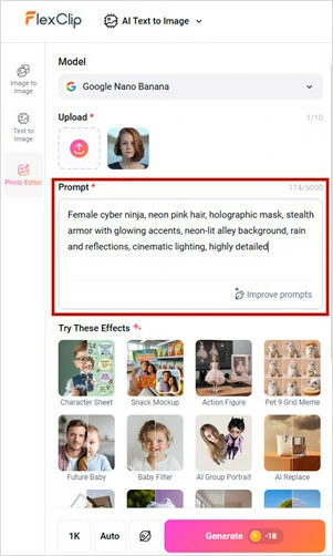 Enter Prompt and Let FlexClip Edit for You