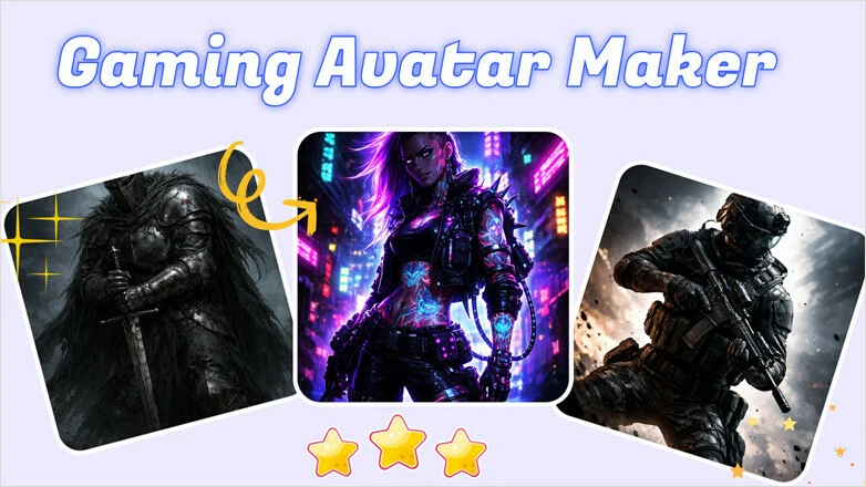 Stylish Gaming Avatar Examples Generated by FlexClip