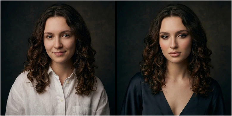 Put on Makeup on Portrait